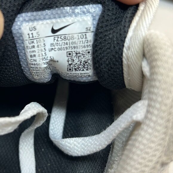 Nike Air Max 1 Summit White Black Mens 11.5 FZ5808-101 - Picture 10 of 10